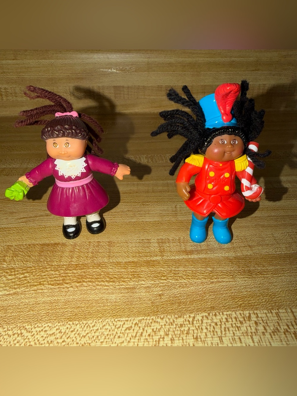 Vintage 1992 & 1994 cabbage patch kids‎ play dolls yarn hair CBK
